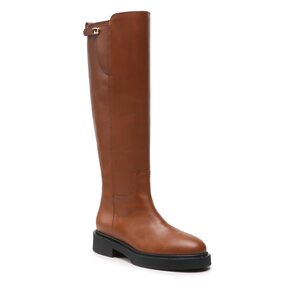 Čižmy vo vojenskom štýle Furla - Legacy YF69FLG-BX1327-03B00-1-007-20-AL Cognac h.