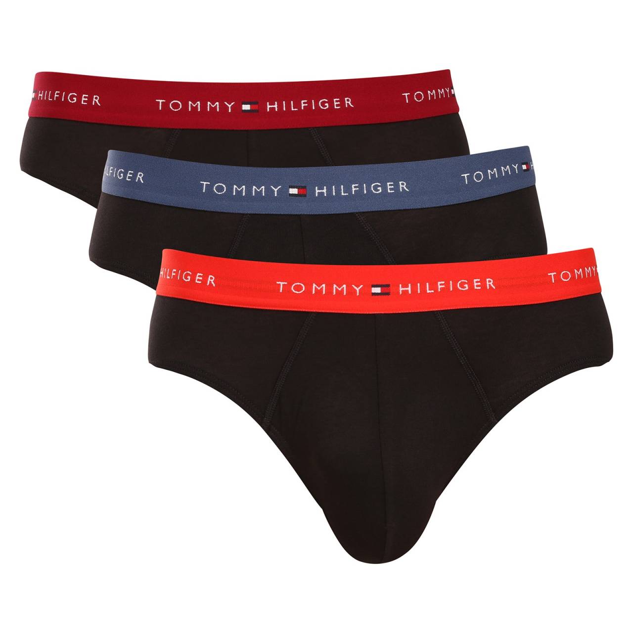 3PACK pánske slipy Tommy Hilfiger čierne (UM0UM03876 0SW) XXL.
Vychutnajte si pohodlie, na ktoré sa môžete spoľahnúť každý deň, a zároveň štýl, ktorý je synonymom americkej elegancie.
Prémiový materiál pre vaše maximálne pohodlie
Slipy sú vyrobené z bavlny s prímesou elastanu, čo je osvedčená kombinácia pre spodnú bielizeň.
Nadčasový štýl pre milovníkov minimalizmu
Typický čistý dizajn značky Tommy Hilfiger je doplnený vytkávanou gumou s logom, ktorá pridáva slipom moderný a štýlový akcent.
Prečo by ste mali určite vyskúšať slipy Tommy Hilfiger

Prémiový materiál: Vysoký podiel bavlny pre prirodzený komfort a priedušnosť.
Ikona Tommy Hilfiger: Vytkávaná guma s logom dodáva štýlový a moderný vzhľad.
Univerzálne použitie: Ideálny strih pre každú príležitosť, od každodenného nosenia až po šport.

Spodná bielizeň Tommy Hilfiger je zárukou najvyššej kvality
Značka Tommy Hilfiger sa stala ikonou amerického obliekania pred takmer 40 rokmi a jej farebnosť v odtieňoch modrej, červenej a bielej je rozpoznateľná na prvý pohľad.
Ako sa starať o slipy Tommy Hilfiger
Aby vám spodná bielizeň dlho slúžila, odporúčame dodržiavať nasledujúce pokyny.

Pranie: Slipy perte na 40 °C.
Sušenie: Slipy môžete sušiť v sušičke, ale odporúčame šetrný program a nižšiu teplotu, aby sa predĺžila životnosť materiálu.
Žehlenie: Slipy je možné žehliť, ale vždy používajte nižšiu teplotu a ideálne žehlite naruby.

Tip: Tvoje obľúbené spodné prádlo si zaslúži jemné zaobchádzanie.