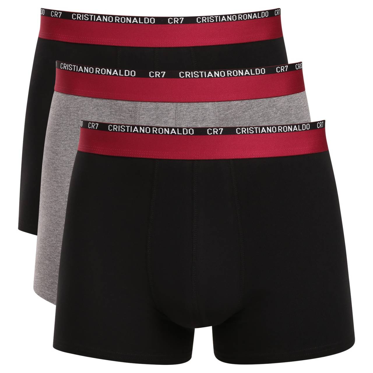 3PACK pánske boxerky CR7 viacfarebné (8100-49-2749) L, trenky.
Pánske boxerky CR7 sú ideálnou voľbou pre každodenné nosenie aj aktívny životný štýl.Bavlnený materiál s prímesou elastanu je príjemný na dotyk, dobre odvádza vlhkosť a hodí sa aj pre citlivú pokožku.Dlhšie nohavičky a priliehavý strih zabezpečia pohodlie a voľnosť pohybu po celý deň.
Kvalitný materiál pre celodenný komfort
Boxerky sú vyrobené z bavlny s prímesou elastanu.Bavlna je jemná na dotyk, priedušná a prirodzene odvádza vlhkosť od pokožky.Elastan zabezpečuje dostatočnú pružnosť — boxerky sa prispôsobia postave a neobmedzujú ťa v pohybe ani pri dlhšom nosení.
Klasický strih pre maximálne pohodlie
Boxerky majú dlhšie nohavičky, ktoré sa nerolujú a poskytujú extra krytie a podporu — hodia sa ako pod oblek, tak na šport aj každodenné nosenie.Priliehavý strih sa prispôsobí postave, vytkávaná guma v páse drží boxerky pevne na mieste bez zarezávania alebo nepríjemného tlaku.
Prečo by si mal boxerky CR7 vyskúšať

Bavlnený materiál:jemný, priedušný a príjemný aj pre citlivú pokožku
Prímes elastanu:boxerky sa prispôsobia postave a neobmedzujú pohyb
Dlhšie nohavičky:extra krytie a podpora, nerolujú sa
Vytkávaná guma v páse:drží na mieste, netlačí ani pri dlhšom nosení
Udržateľná výroba:CR7 stavia na prírodných materiáloch a udržateľnom prístupe

Spodná bielizeň CR7 — štýl aj udržateľnosť v jednom
CR7 je značka pre oblečenie a spodnú bielizeň futbalistu Cristiana Ronalda, ktorý na drese nosí číslo 7.Udržateľná značka módnej spodnej bielizne bola v Európe uvedená v roku 2013.Fanúšikovia Ronalda si tak môžu užívať nielen jeho športové výsledky, ale aj spodnú bielizeň, ktorá sa vyrába udržateľne a z prírodných materiálov.
Ako sa starať o svoje boxerky CR7?
Aby ti tieto boxerky vydržali čo najdlhšie a zachovali si svoj tvar a vlastnosti, odporúčame držať sa nasledujúcich pokynov:

Pranie:Per v práčke na max.40 °C s jemným pracím prostriedkom, ideálne po rubovej strane pre zachovanie kvality materiálu.
Sušenie:Môžeš ich sušiť v sušičke na nízku teplotu, pre dlhšiu životnosť však odporúčame sušenie na vzduchu.
Žehlenie:Ak je treba, žehlite na nízku teplotu vhodnú pre bavlnu.

Tip:Nájsť ten pravý kúsok spodnej bielizne, ktorý ti dokonale sadne, je niekedy náročné.Keď už ho nájdeš, stojí za to sa oň dobre starať, aby ti dlho vydržal.Rady, ako na to, nájdeš v našom článku.