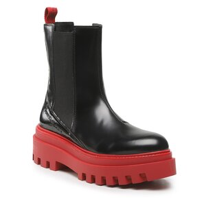 Členková obuv s elastickým prvkom Calvin Klein Jeans - Flatform Chelsea Boot YW0YW00850 Black BDS.