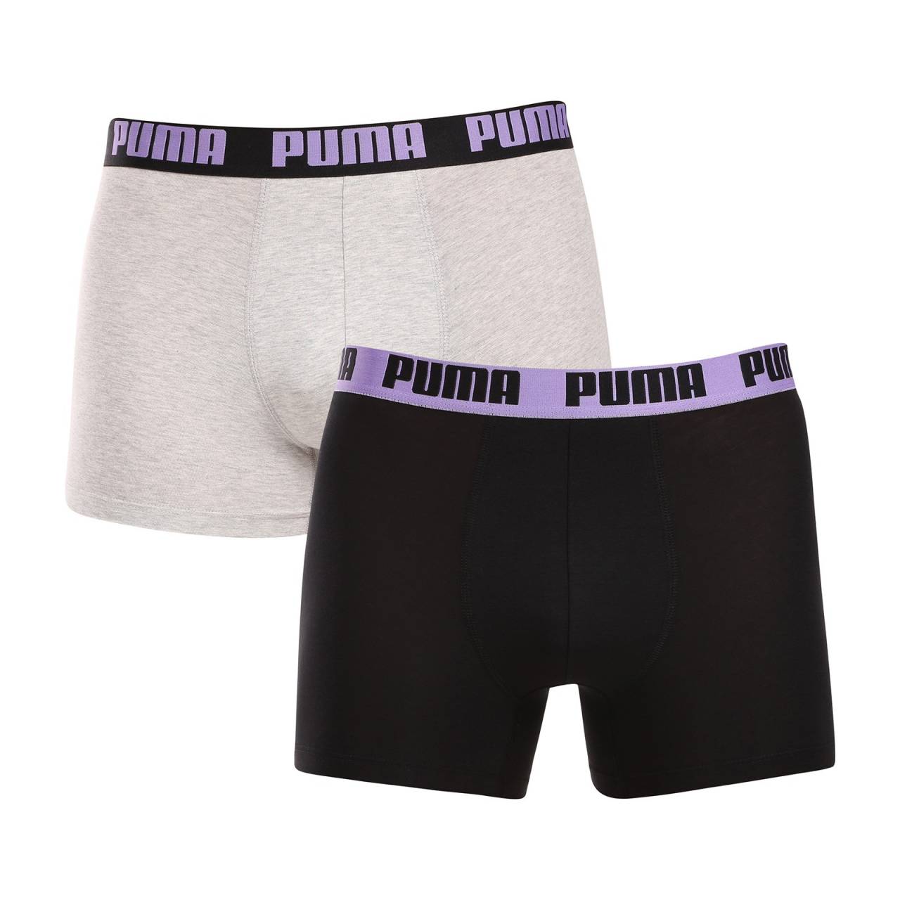 2PACK pánske boxerky Puma viacfarebné (701226387 025) XL, trenky.
Užite si dokonalú kombináciu pohodlia a moderného štýlu s pánskymi boxerkami Puma.
Kvalitný materiál, ktorý vás nesklame
Boxerky sú vyrobené z prvotriednej bavlnenej zmesi s prímesou elastanu, ktorá zaručuje ich mäkkosť, priedušnosť a pružnosť.
Moderný dizajn a presný strih na každodenné nosenie
Nadčasové farebné prevedenie si nájde miesto v šatníku každého štýlového muža.
Prečo si kúpiť boxerky Puma

Štýlový a moderný dizajn: Minimalistický vzhľad s pohodlným elastickým pásom dodáva boxerkám elegantný štýl vhodný pre každého muža.
Kvalitný materiál: Zmes bavlny a elastanu poskytuje mäkkosť, priedušnosť a odolnosť, takže boxerky sa dokonale prispôsobia vášmu telu a dlho vydržia.
Presný strih a dokonalá podpora: Dlhšie nohavice poskytujú dostatočné krytie a zabraňujú odieraniu stehien.

Spodná bielizeň Puma sa hodí nielen športovcom
Značka Puma je známa po celom svete vďaka svojmu oblečeniu a spodnej bielizni, ktorú nosia slávni športovci.
Ako sa starať o boxerky Puma
Aby vám nové boxerky dlho vydržali, odporúčame dodržiavať tieto pokyny.

Pranie: Odporúčame prať pri maximálnej teplote 40 °C, aby sa zachovala kvalita materiálu.
Žehlenie: Nežehlite, aby ste nepoškodili elastické vlákna.
Sušenie: Neodporúča sa používať sušičku, aby boxerky nestratili svoju pružnosť a tvar.

Tip: Hľadanie obľúbenej spodnej bielizne môže byť beh na dlhé trate, preto chceme, aby vám obľúbené kúsky dlho vydržali.