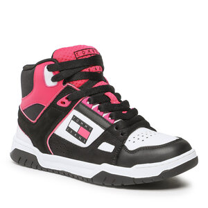 Sneakersy Tommy Jeans - Skate Mid EN0EN02027 Black 0GJ.