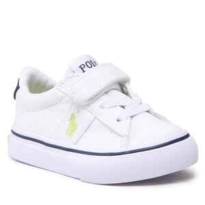 Tenisky Polo Ralph Lauren - Sayer Ps RF104093 White Recycled Canvas/Navy/Citron w/ Citron PP.
