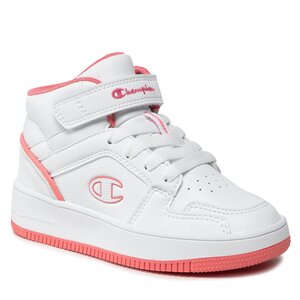 Sneakersy Champion - Rebound 2.0 Mid S32498-CHA-WW006 Wht/Coral.