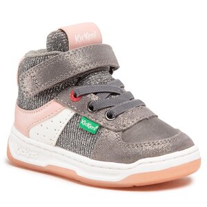 Sneakersy Kickers - Kickalien 910870-30 M Gris Rose Argent 123.