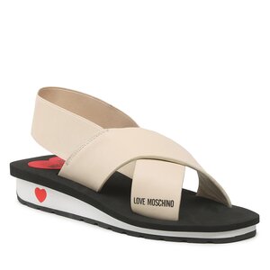 Sandále LOVE MOSCHINO - JA16123G1GI40120 Offwhite.