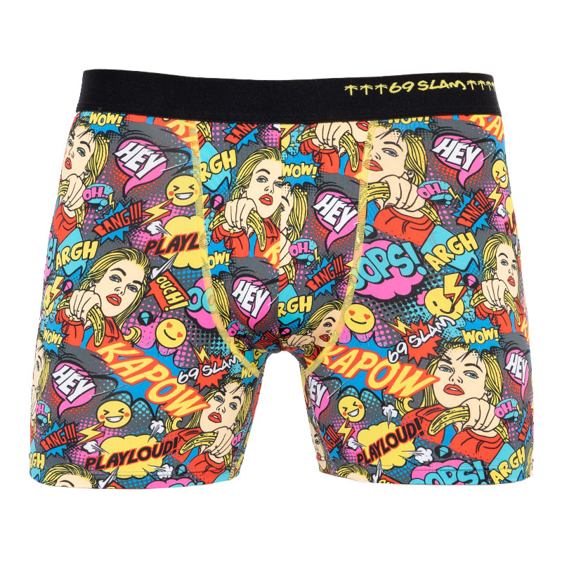 Pánske boxerky 69SLAM fit kapow (MBYPOW-PO) XS, trenky.
Pánske boxerky 69SLAM fit sú predstaviteľom dlhšieho vyhotovenia strihu.