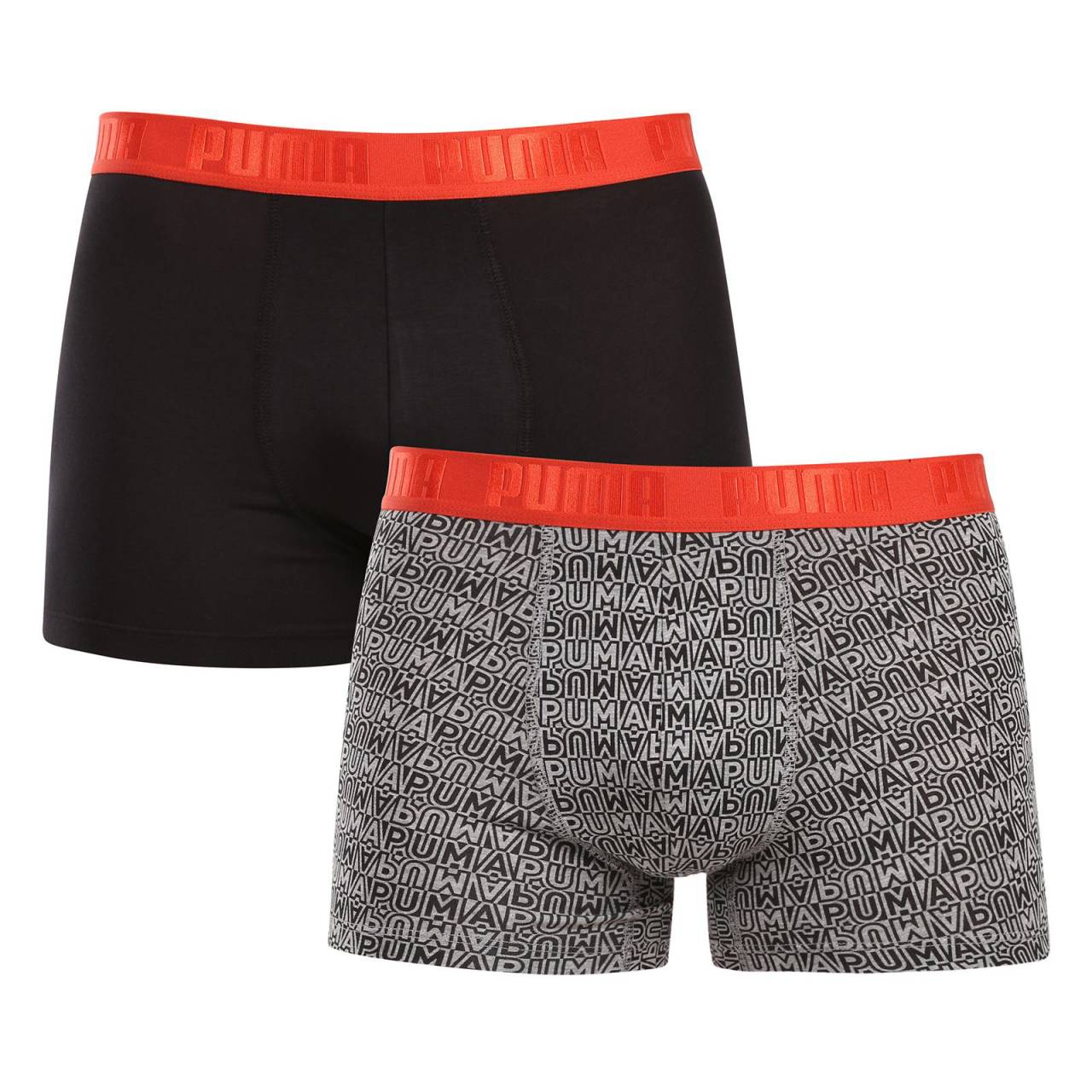 2PACK pánske boxerky Puma viacfarebné (701231478 002) M, trenky.
Užite si dokonalú kombináciu pohodlia a moderného štýlu s pánskymi boxerkami Puma.
Kvalitný materiál, ktorý vás nesklame
Boxerky sú vyrobené z prvotriednej bavlnenej zmesi s prímesou elastanu, ktorá zaručuje ich mäkkosť, priedušnosť a pružnosť.
Moderný dizajn a presný strih na každodenné nosenie
Nadčasové farebné prevedenie si nájde miesto v šatníku každého štýlového muža.
Prečo si kúpiť boxerky Puma

Štýlový a moderný dizajn: Minimalistický vzhľad s pohodlným elastickým pásom dodáva boxerkám elegantný štýl vhodný pre každého muža.
Kvalitný materiál: Zmes bavlny a elastanu poskytuje mäkkosť, priedušnosť a odolnosť, takže boxerky sa dokonale prispôsobia vášmu telu a dlho vydržia.
Presný strih a dokonalá podpora: Dlhšie nohavice poskytujú dostatočné krytie a zabraňujú odieraniu stehien.

Spodná bielizeň Puma sa hodí nielen športovcom
Značka Puma je známa po celom svete vďaka svojmu oblečeniu a spodnej bielizni, ktorú nosia slávni športovci.
Ako sa starať o boxerky Puma
Aby vám nové boxerky dlho vydržali, odporúčame dodržiavať tieto pokyny.

Pranie: Odporúčame prať pri maximálnej teplote 40 °C, aby sa zachovala kvalita materiálu.
Žehlenie: Nežehlite, aby ste nepoškodili elastické vlákna.
Sušenie: Neodporúča sa používať sušičku, aby boxerky nestratili svoju pružnosť a tvar.

Tip: Hľadanie obľúbenej spodnej bielizne môže byť beh na dlhé trate, preto chceme, aby vám obľúbené kúsky dlho vydržali.