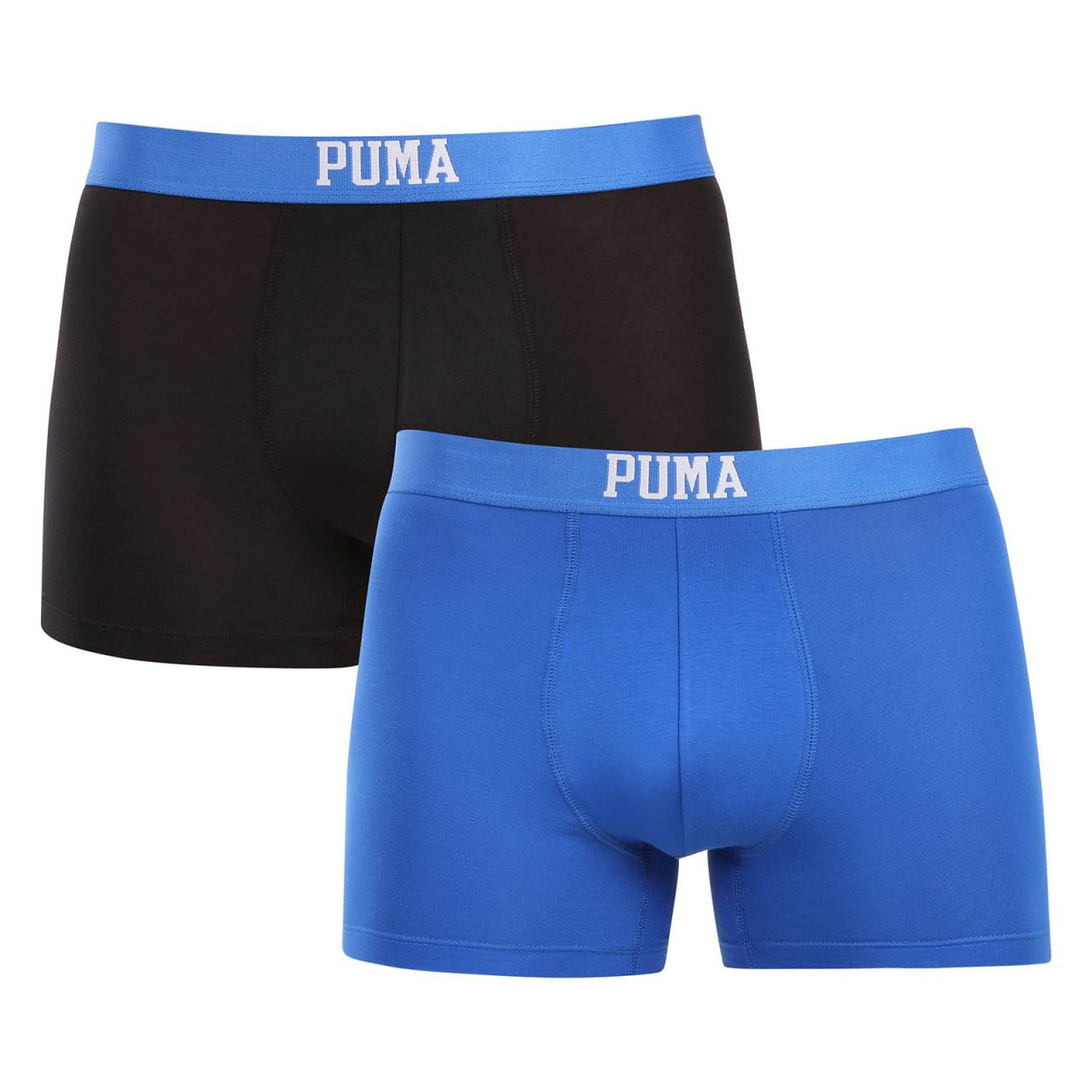 2PACK pánske boxerky Puma viacfarebné (701231477 001) XL, trenky.
Užite si dokonalú kombináciu pohodlia a moderného štýlu s pánskymi boxerkami Puma.
Kvalitný materiál, ktorý vás nesklame
Boxerky sú vyrobené z prvotriednej bavlnenej zmesi s prímesou elastanu, ktorá zaručuje ich mäkkosť, priedušnosť a pružnosť.
Moderný dizajn a presný strih na každodenné nosenie
Nadčasové farebné prevedenie si nájde miesto v šatníku každého štýlového muža.
Prečo si kúpiť boxerky Puma

Štýlový a moderný dizajn: Minimalistický vzhľad s pohodlným elastickým pásom dodáva boxerkám elegantný štýl vhodný pre každého muža.
Kvalitný materiál: Zmes bavlny a elastanu poskytuje mäkkosť, priedušnosť a odolnosť, takže boxerky sa dokonale prispôsobia vášmu telu a dlho vydržia.
Presný strih a dokonalá podpora: Dlhšie nohavice poskytujú dostatočné krytie a zabraňujú odieraniu stehien.

Spodná bielizeň Puma sa hodí nielen športovcom
Značka Puma je známa po celom svete vďaka svojmu oblečeniu a spodnej bielizni, ktorú nosia slávni športovci.
Ako sa starať o boxerky Puma
Aby vám nové boxerky dlho vydržali, odporúčame dodržiavať tieto pokyny.

Pranie: Odporúčame prať pri maximálnej teplote 40 °C, aby sa zachovala kvalita materiálu.
Žehlenie: Nežehlite, aby ste nepoškodili elastické vlákna.
Sušenie: Neodporúča sa používať sušičku, aby boxerky nestratili svoju pružnosť a tvar.

Tip: Hľadanie obľúbenej spodnej bielizne môže byť beh na dlhé trate, preto chceme, aby vám obľúbené kúsky dlho vydržali.
