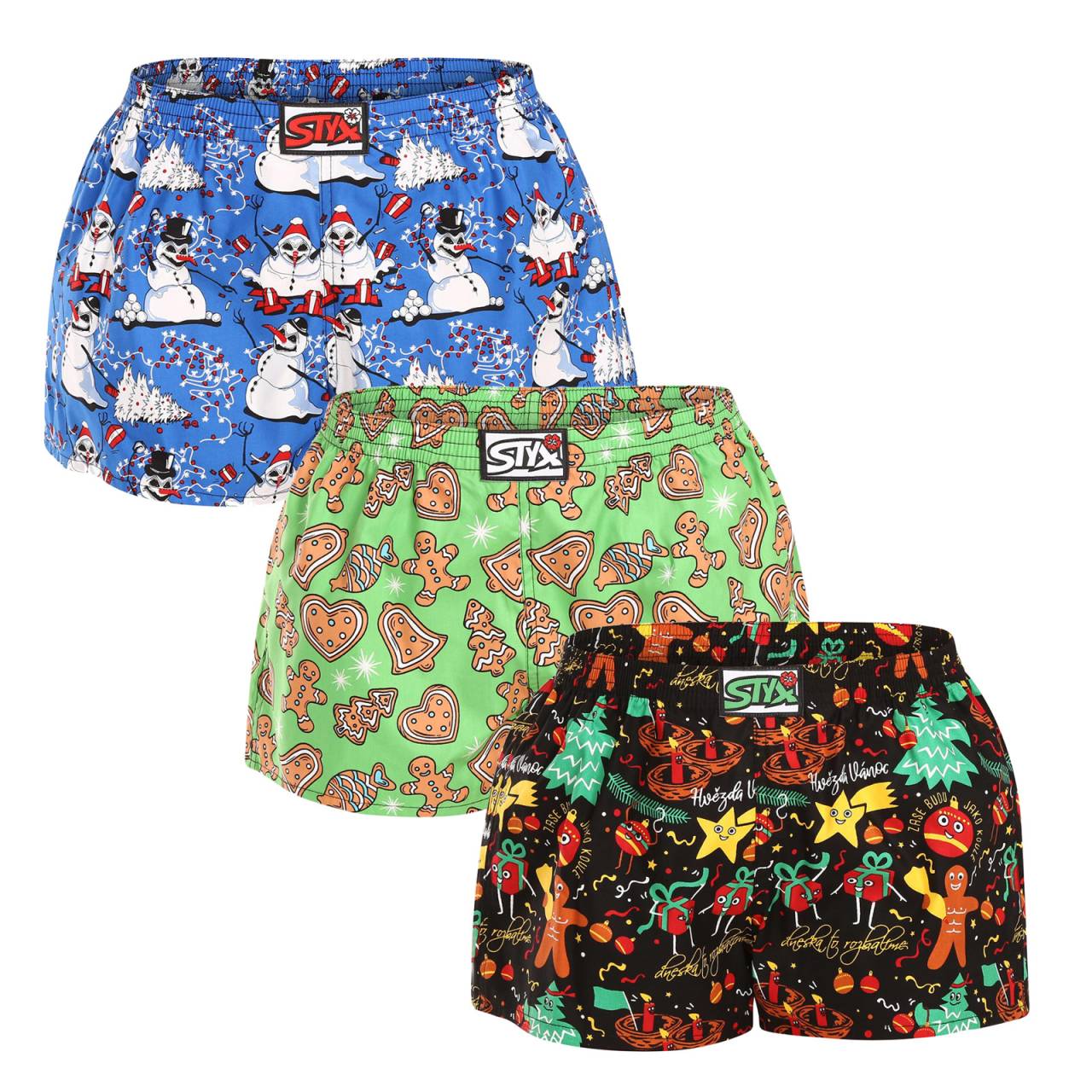 3PACK dámske trenky Styx art klasická guma viacfarebné (3K17134) XXL, trenírky.
Chcete spojiť maximálne pohodlie s originálnym dizajnom?
Kvalitná bavlna pre maximálne pohodlie
Šortky sú vyrobené zo 100 % bavlny, čo znamená, že sa môžete tešiť na pohodlný, priedušný a ľahký materiál, ideálny na celodenné nosenie.
Pohodlný voľný strih a klasická guma
Dámske šortky Styx majú voľnejší strih, ktorý vám poskytne maximálnu voľnosť pohybu.
Prečo si zamilujete dámske šortky Styx

Kvalitný materiál: 100% bavlna pre dokonalý komfort a priedušnosť.
Komfortný strih: Pohodlný voľnejší strih ideálny na spanie aj domáce leňošenie.
Česká kvalita: Precízne spracovanie a dlhá životnosť.

Kvalita z Českej republiky, to je spodná bielizeň Styx
Spodná bielizeň Styx sa kompletne vyrába v Českej republike.
Ako sa staráte o svoje šortky, aby zostali dlho ako nové?

Pranie: Odporúčame ich prať pri teplote 30 °C, aby sa zachovala ich mäkkosť a farba.
Sušenie: Vyhnite sa sušičke, aby ste zachovali mäkkosť a pružnosť materiálu.
Žehlenie: V prípade potreby žehlite pri nižšej teplote vhodnej pre bavlnu.

Tip: Staňte sa expertom na údržbu spodnej bielizne vďaka radám v našom článku a doprajte svojim obľúbeným kúskom starostlivosť, ktorú si zaslúžia.