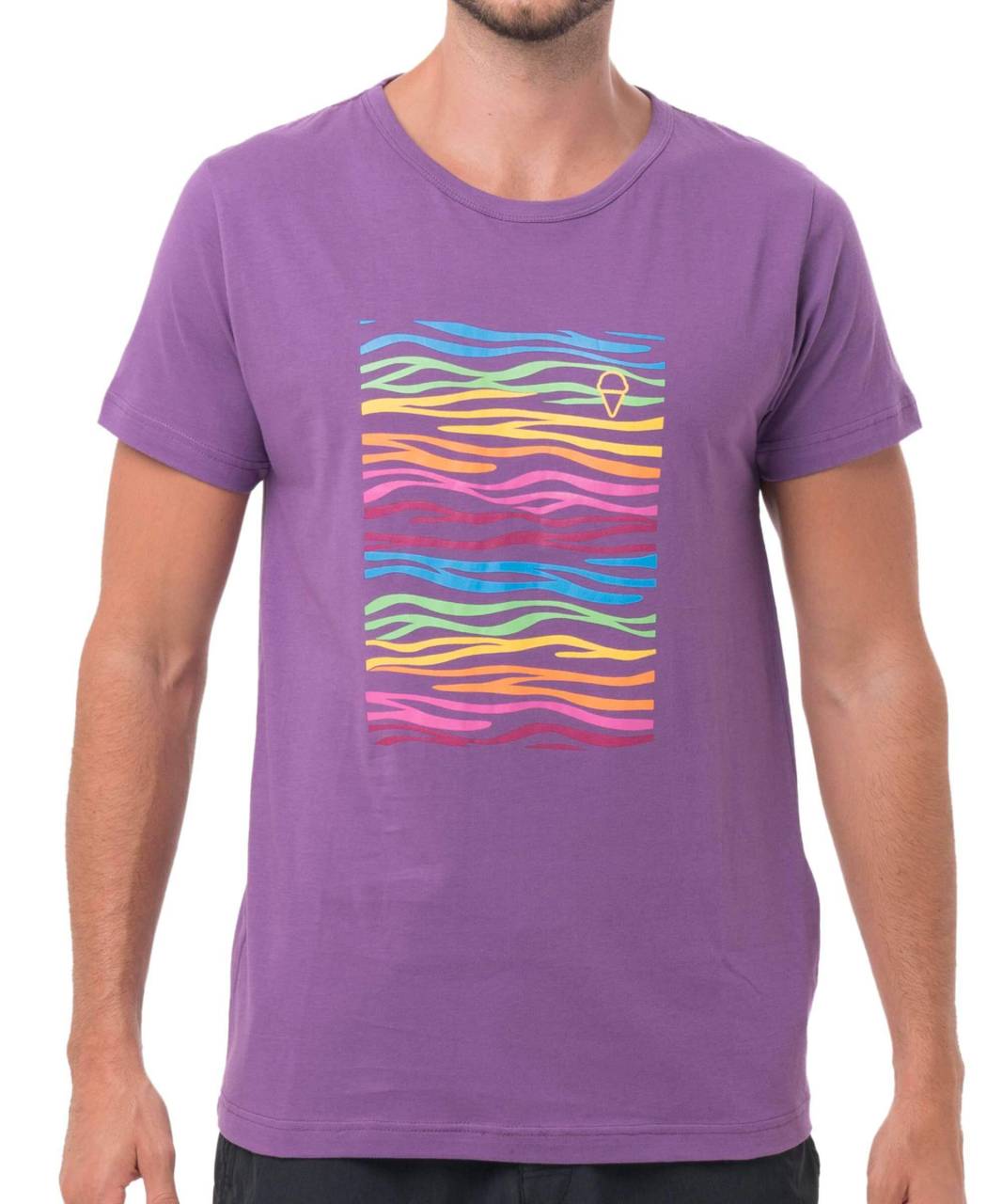 Pánske tričko 69SLAM ZEBRA NEON PURPLE (MTGZON-PG) XL.
