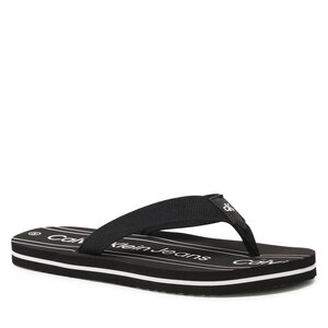 Žabky Calvin Klein Jeans - Logo Flip Flop V3X8-80624-0058 S Black 999.
