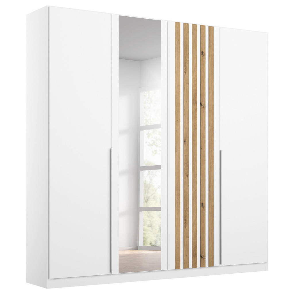 Rauch Möbel SKRIŇA S OTOČNÝMI DVERAMI, biela, dub artisan, 181/210/54 cm.