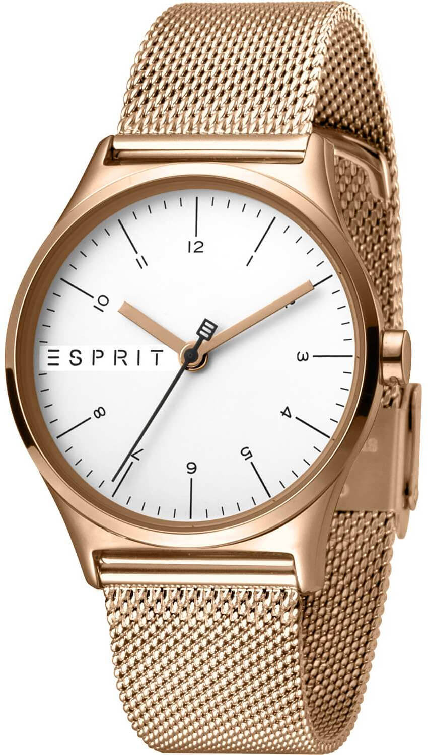 Esprit Essential Silver Rose Gold Mesh ES1L034M0085.