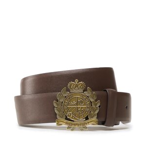 Dámsky opasok Lauren Ralph Lauren - Crest Belt 412883719001 Brown.