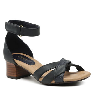 Sandále Clarks - Desirae Lily 26171175 Navy Leather.