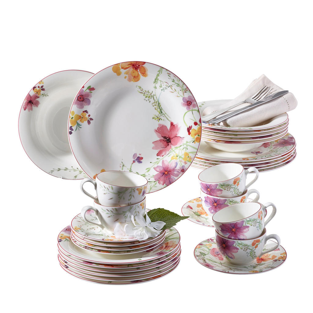 Villeroy & Boch KÁVOVÝ SERVIS, 18-dielne, porcelán.