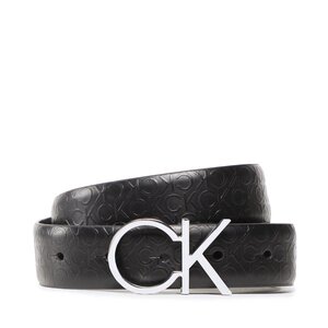 Dámsky opasok Calvin Klein - Re-Lock Ck Logo Belt Debossed K60K610012 BAX.