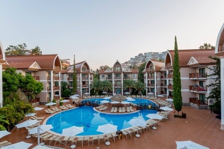 Turecko Alanya Quattro Family Club Dem 8 dňový pobyt Ultra All inclusive Letecky Letisko: Košice August 2026 ( 3/08/26-10/08/26)