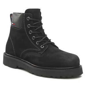 Outdoorová obuv Tommy Jeans - Bran Short lace Up EM0EM01059 Black BDS.