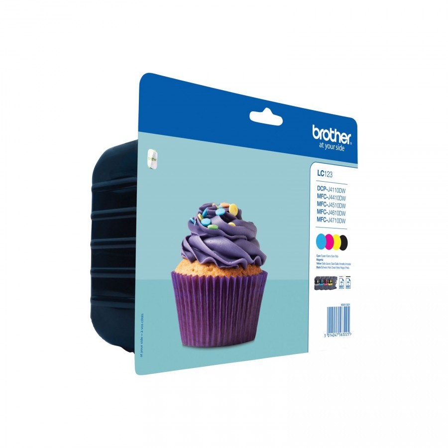 Brother LC-123VALBP multipack originálna cartridge.
Originálna cartridge = záruka priamo od výrobcu tlačiarne
100 % použitie v tlačiarni - spoľahlivá a bezproblémová tlač
Použitím originálnej náplne predlžujete životnosť tlačiarne
Overená špičková kvalita - jasný a čitateľný text, jemná grafika, kvalitnejšie obrázky
Použitie originálnej kazety ponúka rýchly a vysoký výkon a pritom stabilné výsledky = EFEKTÍVNA TLAČ
Jednoduchá inštalácia a údržba
Zabezpečujeme bezplatnú recykláciu originálnych náplní
Garancia Vašej spokojnosti s použitím našej originálnej náplne

Kód výrobcu: LC123VALBP