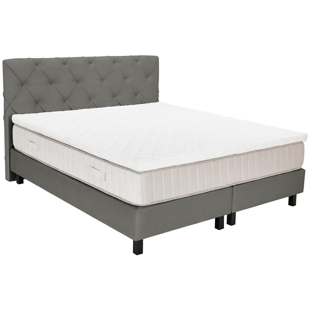 Esposa BOXSPRINGOVÁ POSTEĽ, 180/200 cm, sivá.