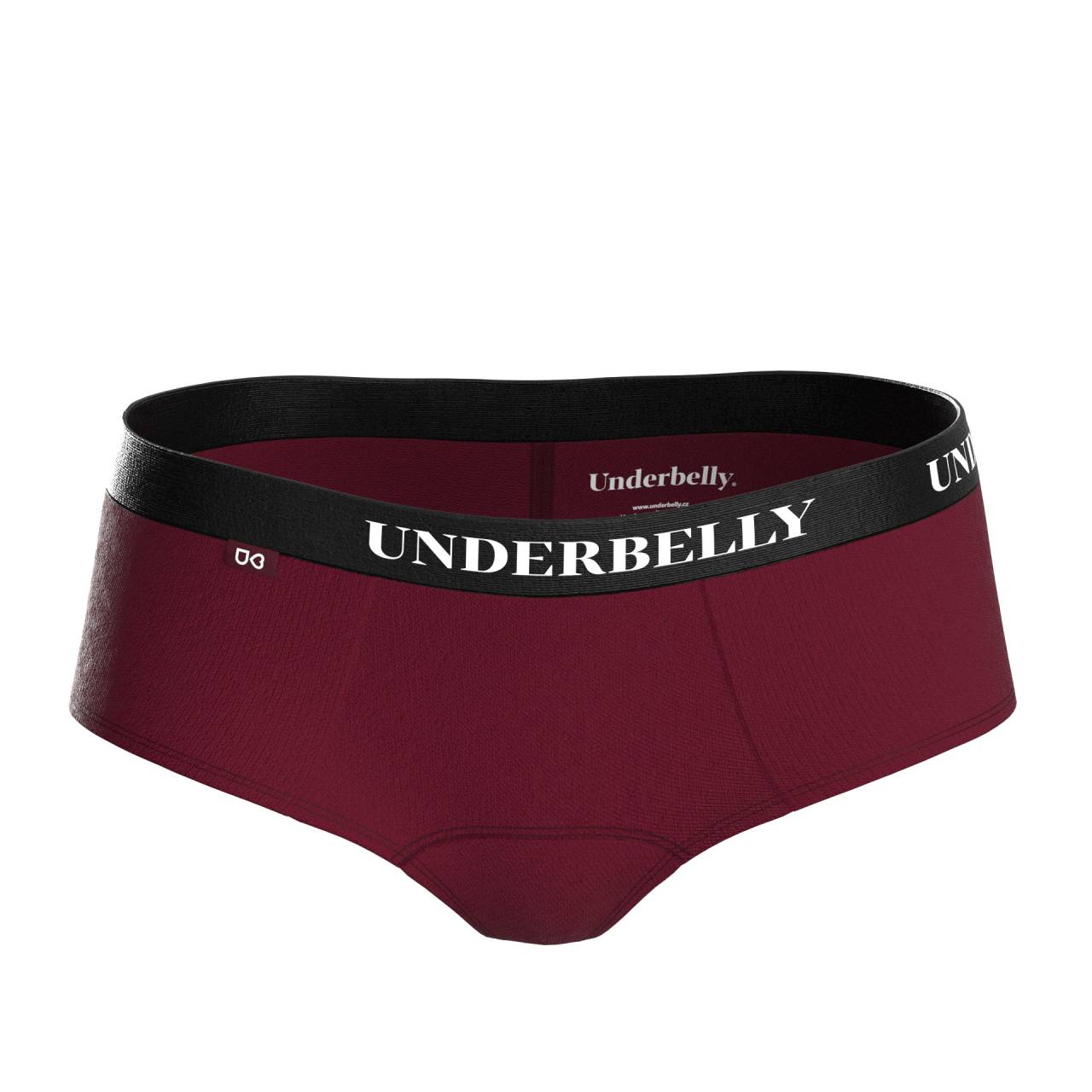 Menštruačné nohavičky Underbelly Lowee červené (LOWEE-BO-CE-1-MM) XL.
Milujete nohavičky s nízkym sedom, ale potrebujete aj diskrétnu menštruačnú ochranu?
Jemnosť a funkčnosť v jednom
Nohavičky sú vyrobené z kombinácie mikromodalu a elastanu – to znamená, že sú na dotyk mimoriadne jemné, vysoko priedušné a pohodlné na každodenné nosenie.
Nenápadný štýl, ktorý vás nesklame
Nohavičky Underbelly majú nízky pás a hladké línie, takže ich ľahko skryjete pod džínsy, šaty a legíny.
Prečo vyskúšať menštruačné nohavičky Underbelly

Ultra nízky pás: Perfektne sedí aj pod oblečením, ktoré obopína boky.
Mäkký mikromodal: Extrémne pohodlný a priedušný materiál.
Neviditeľný vzhľad: Ideálna voľba pre dni, keď chcete pohodlie bez kompromisov.

Underbelly pre pohodlné dni
Značka Underbelly sa špecializuje na menstruačné spodné prádlo, ktoré sa vyrába výhradne v Českej republike a spája spoľahlivosť, pohodlie a moderný dizajn.
Ako správne starať o menštruačné nohavičky Underbelly

Pred prvým použitím: Predtým, ako si nové menštruačné nohavičky alebo plavky oblečiete po prvýkrát, je potrebné ich vyprať – buď ručne, alebo v práčke na jemný program pri 40 °C.
Po každom použití: Najskôr spodnú bielizeň dôkladne opláchnite studenou vodou.
Pranie: Po opláchnutí môžete nohavičky alebo plavky prať v práčke – ideálne v ochrannom vrecku, na jemný cyklus pri 40 °C.
Sušenie: Menštruačné spodné prádlo by sa nemalo sušiť v sušičke ani na radiátore.
Žehlenie: Nehlaďte nohavičky ani plavky.

Tip: Keď nájdete menstruačné spodné prádlo, ktoré vám sedí a vyhovuje, zaslúži si tú najlepšiu starostlivosť.
