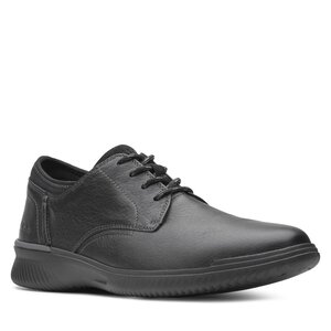 Poltopánky Clarks - Donaway Plain 26163454 Black Leather.