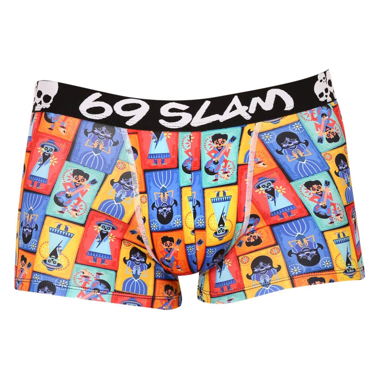 Pánske boxerky 69SLAM hip mex card mason (MSYMAD-PO) M, trenky.
Vstúpte do sveta, kde sa pohodlie stretáva s originalitou!
Mikrovlákno, ktoré vás presvedčí na prvý dotyk
Boxerky sú vyrobené z umelých vlákien (kombinácia polyesteru a spandexu) - táto zmes vytvára dokonale mäkký, pružný a prispôsobivý materiál.
Výrazný dizajn a premyslený strih na aktívne dni
Boxerky 69SLAM vás na prvý pohľad zaujmú svojím jedinečným vzhľadom, originálnymi vzormi a príjemnými farbami.
Prečo by boxerky 69SLAM nemali chýbať vo vašom šatníku

Mikrovlákno - ľahké, elastické, rýchloschnúce.
Kratšie nohavičky, ktoré sa nikde nekrčia.
Výrazný dizajn s originálnymi vzormi.

69SLAM spodná bielizeň, ktorá vám zdvihne náladu
69SLAM je obľúbená surferská značka z Bali, ktorá oslavuje život, umenie, kreativitu, dizajn a farby v každom detaile.
Ako sa starať o boxerky 69SLAM
Dodržiavaním týchto jednoduchých krokov zabezpečíte, že vaše boxerky 69SLAM budú dlho vyzerať krásne, funkčné a pohodlné.

Pranie: Odporúčame ručné pranie vo vlažnej vode.


Sušenie: Nesuš v sušičke.


Žehlenie: Nežehliť.

Tip: Vaša obľúbená spodná bielizeň si zaslúži šetrné zaobchádzanie.
