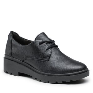 Poltopánky Clarks - Calla Ruby 261676904 Black Leather.
