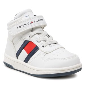 Sneakersy Tommy Hilfiger - High Top Lace-Up T3B9-32476-1351 M White 100.