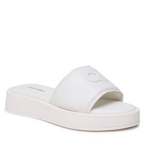 Šľapky Calvin Klein - Dress Flatform W/Hw HW0HW01487 Marshmallow YBJ.