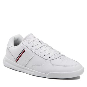 Sneakersy Tommy Hilfiger - Lightweight Leather Detail Cup FM0FM04280 White YBR.