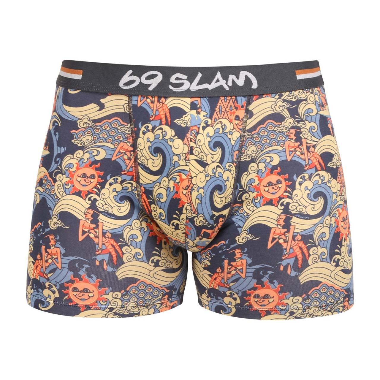 Pánske boxerky 69SLAM fit bamboo ANCIENT WAVES GILBERT (MPBANW-BB) XXL, trenky.
Bielizeň značky 69SLAM má výhodu oproti konkurencii.