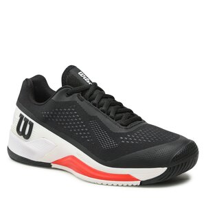 Topánky Wilson - Rush Pro 4.0 WRS328320 Black/White/Poppyred.
