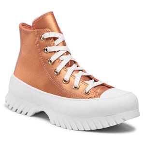 Plátenky Converse - Ctas Lugged 2.0 Hi A01304C Copper/Terra Blush/White.