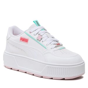Sneakersy Puma - Karmen Rebelle Charms 389400 01 White/White/Pear Pink/Mint.