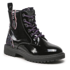 Outdoorová obuv Pepe Jeans - Hatton Glitter PGS50185 Black 999.