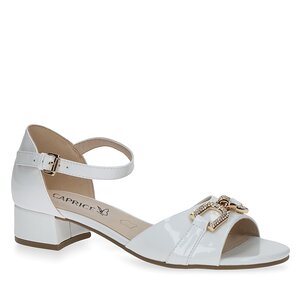 Sandále Caprice - 9-28201-20 White Patent 164.
