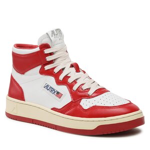Sneakersy AUTRY - AUMM WB02 Wht/Red.