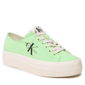 Tenisky Calvin Klein Jeans - Vulc Flatform Essential Mono YW0YW01030 Live Mist 0H9.