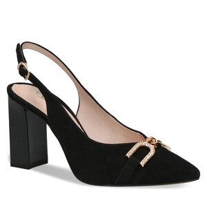 Sandále Caprice - 9-29600-20 Black Suede 4.