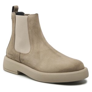 Členková obuv s elastickým prvkom Tommy Hilfiger - Fashion Hilfiger Suede Chelsea FM0FM04396 Rustic Ranch RFI.