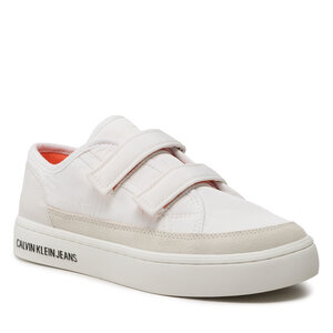 Sneakersy Calvin Klein Jeans - Classic Cupsole Velcro Softny Wn YW0YW00909 White/Creamy White 0K6.