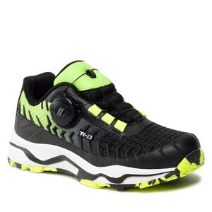 Sneakersy YK-ID by Lurchi - Lance 33-26626-31 S Black/Neongreen.
