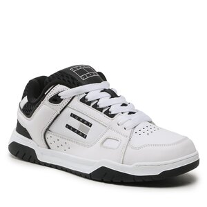 Sneakersy Tommy Jeans - Skater Tongue EM0EM01158 White YBR.