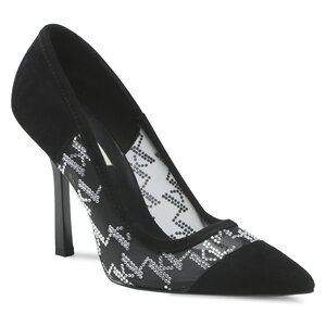 Lodičky KARL LAGERFELD - KL30914D Glitter Mix Blk W/Sliver.