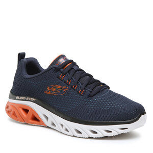 Sneakersy Skechers - Wave heat 232270/NVOR Nvy/Org.