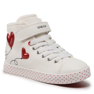 Sneakersy Geox - Jr Ciak Girl J3504H01054C0050 S White/Red.