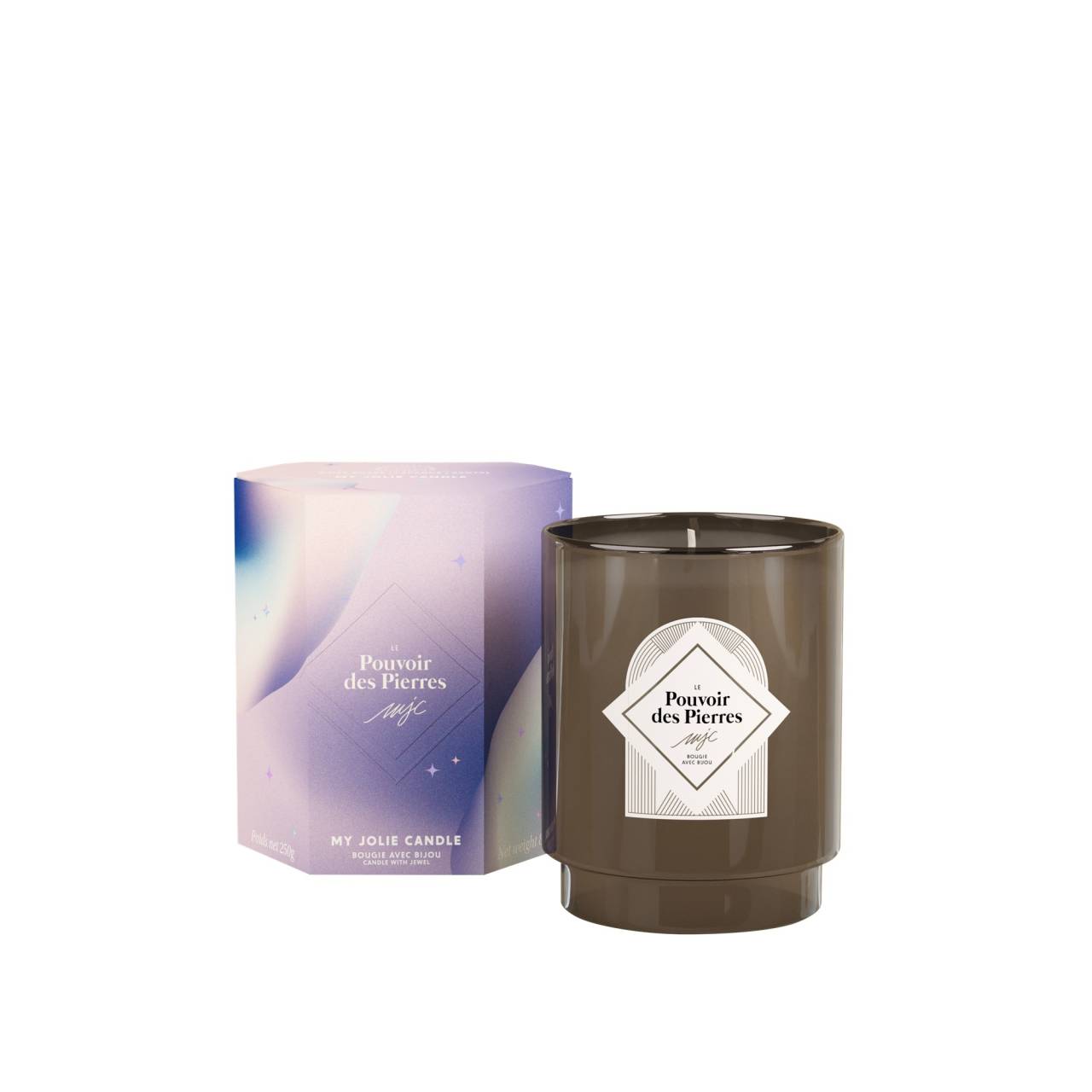 My Jolie Candle Vonná sviečka 50h náramok s perleťou Le Pouvoir De Pierress Modrý Kvet 323027.